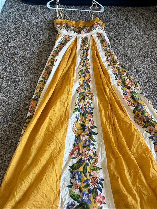 FARM Rio Dresses & Skirts - FARM Rio Yellow Floral Maxi Dress